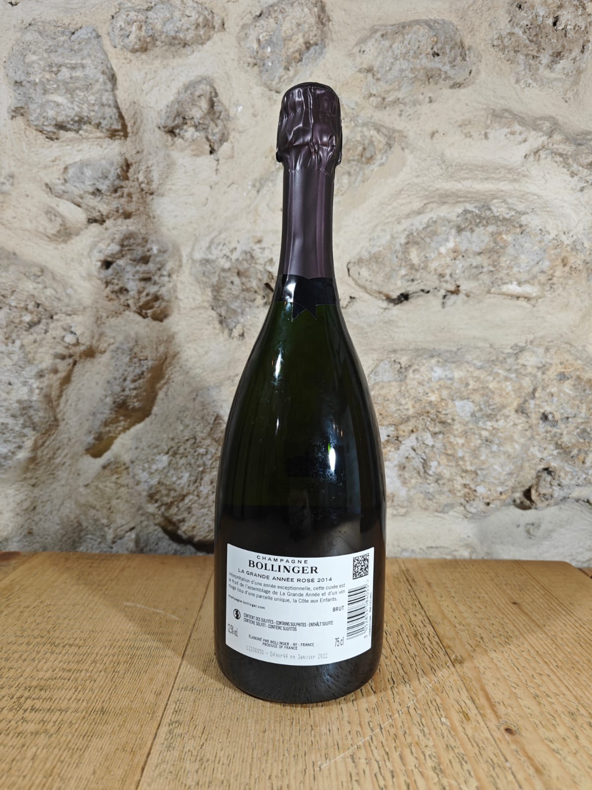 La Grande Année Brut Rosé 2014 Bollinger 75cl (Cassetta in Legno)