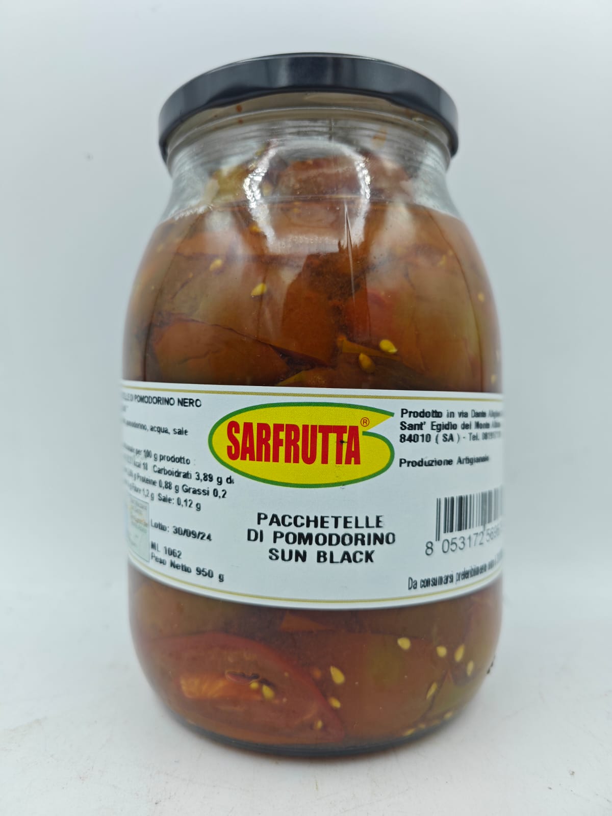 SARFRUTTA® - PACCHETELLE DI POMODORINO SUN BLACK 950g
