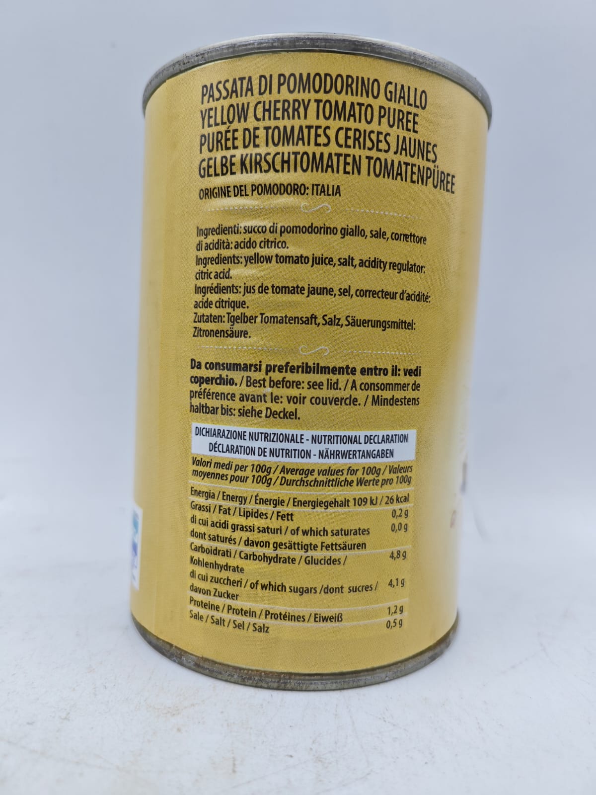 SARFRUTTA® - PASSATA DIPOMODORINO GIALLO 400g