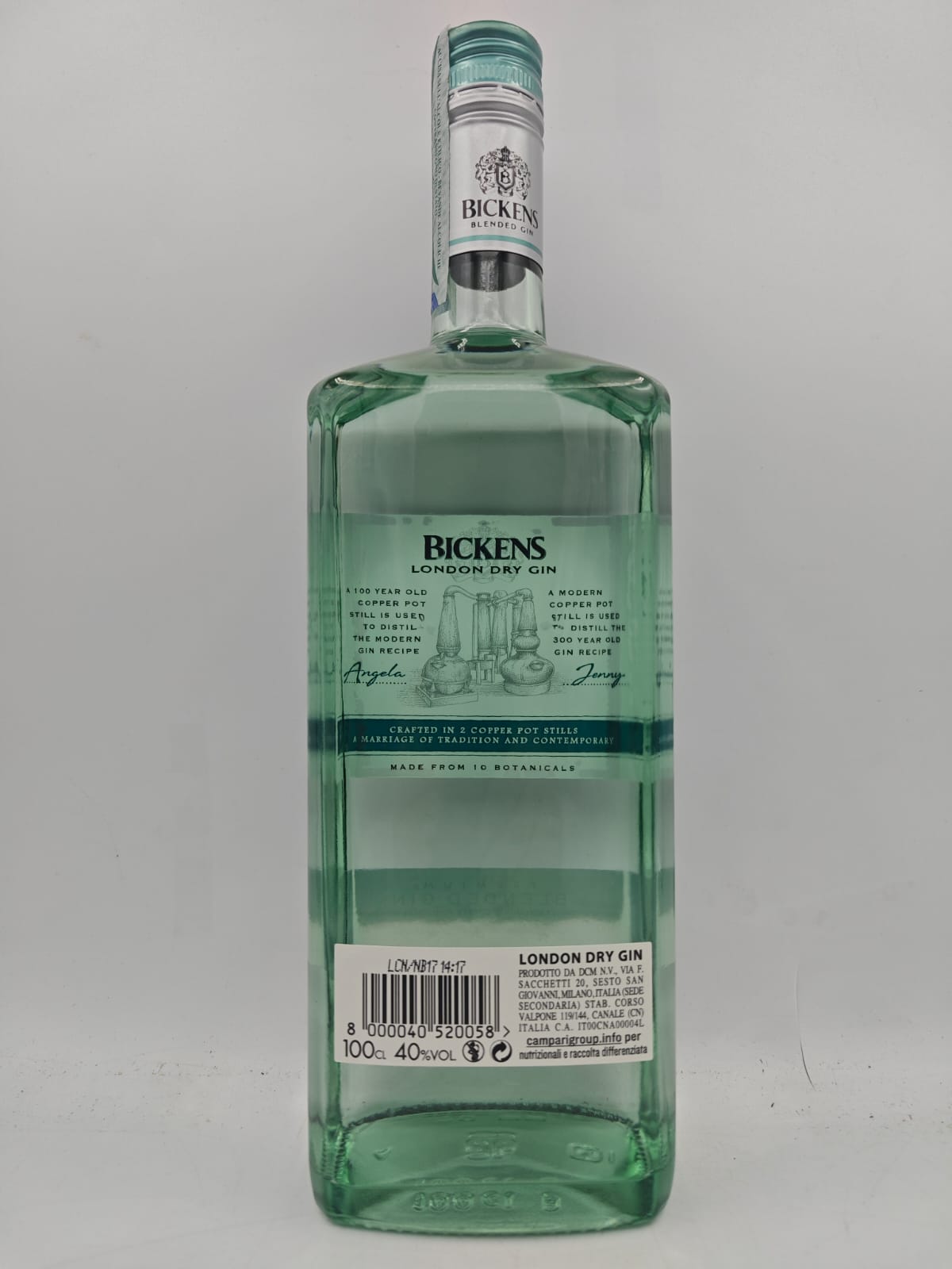 Bickens – London Dry Gin – cl 100 x 1 bottiglia vetro
