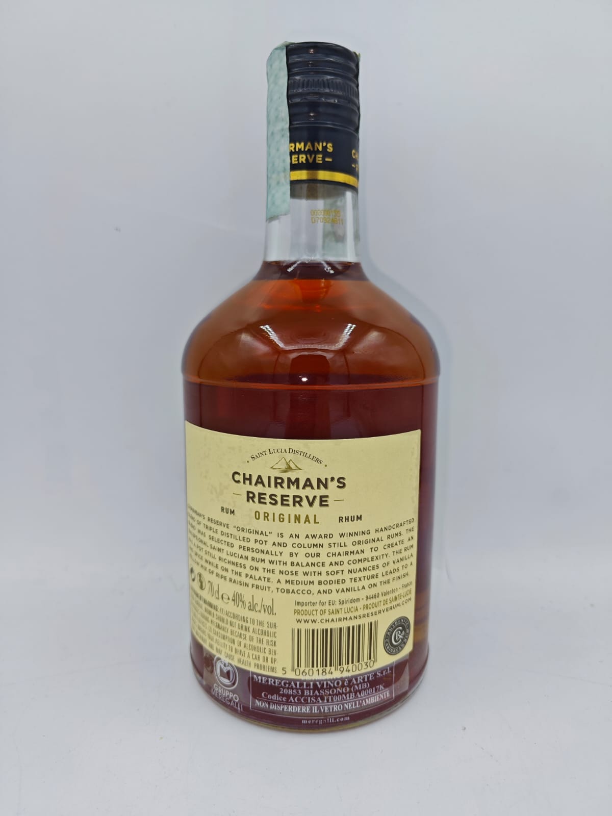 Chairman's Reserve Rum Original St. Lucia Rum Chairman's Reserve