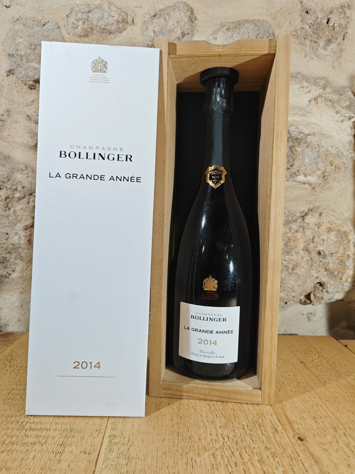 CHAMPAGNE GRANDE ANNEE BOLLINGER 2014 CONFEZIONE REGALO