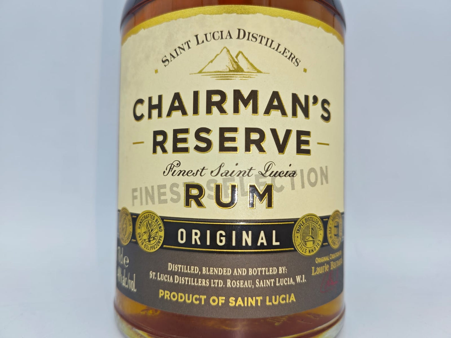 Chairman's Reserve Rum Original St. Lucia Rum Chairman's Reserve