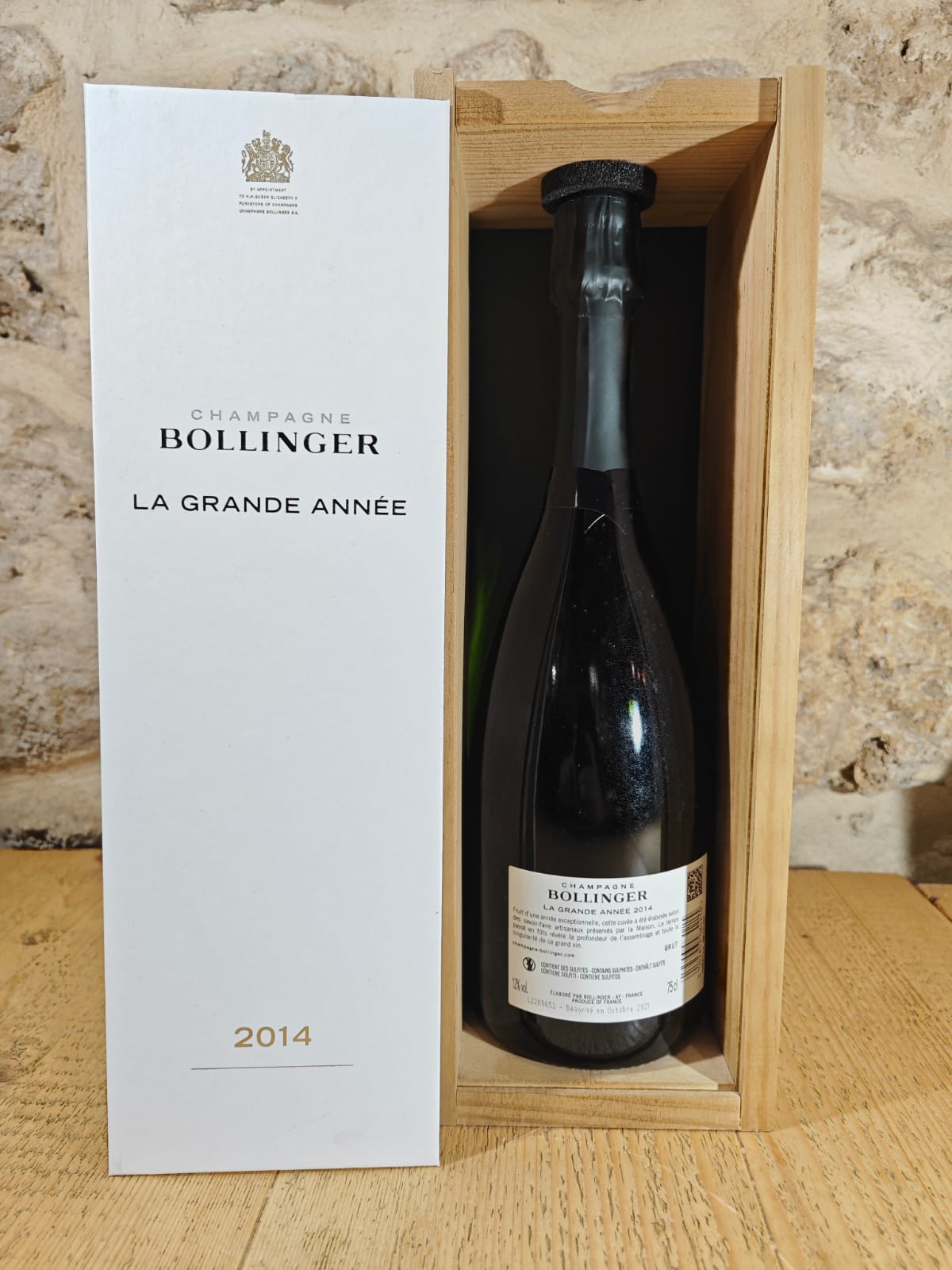 CHAMPAGNE GRANDE ANNEE BOLLINGER 2014 CONFEZIONE REGALO