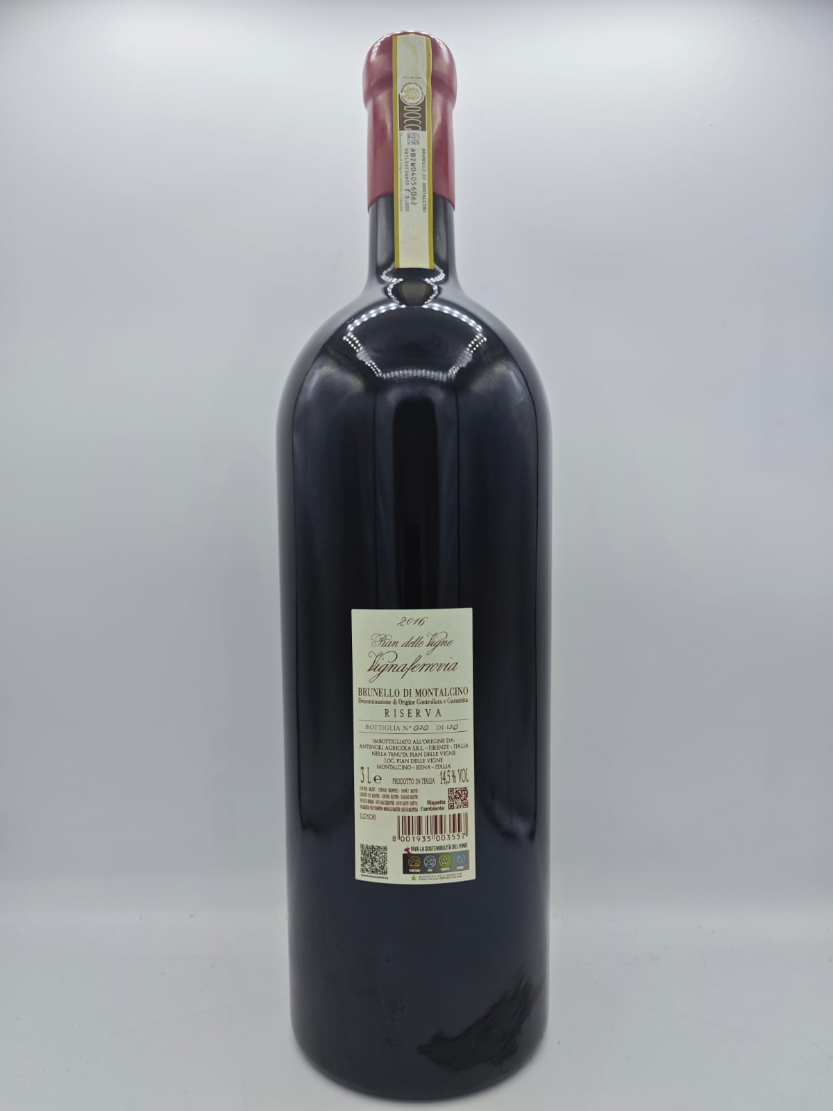 Brunello di Montalcino Pian delle Vigne riserva Vigna Ferrovia 2016 da 3l JEROBOAM