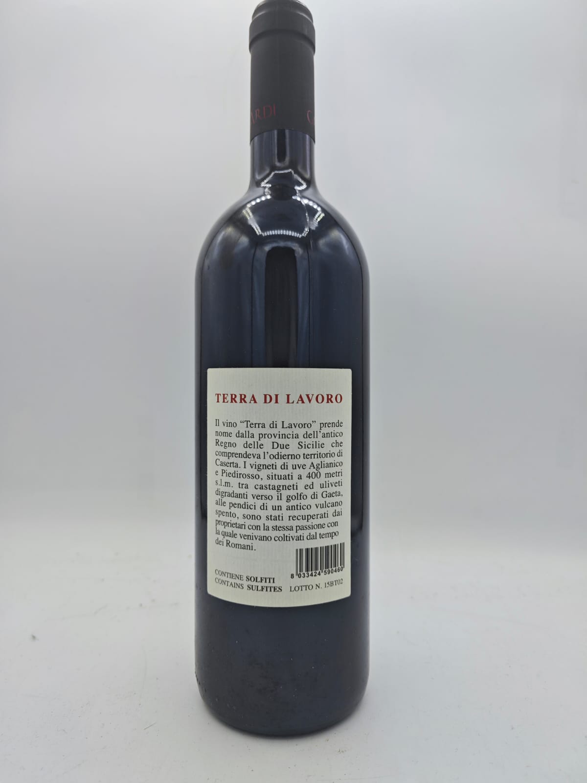 GALARDI TERRA DI LAVORO 2015 VINO ROSSO BIO CAMPANIA IGT