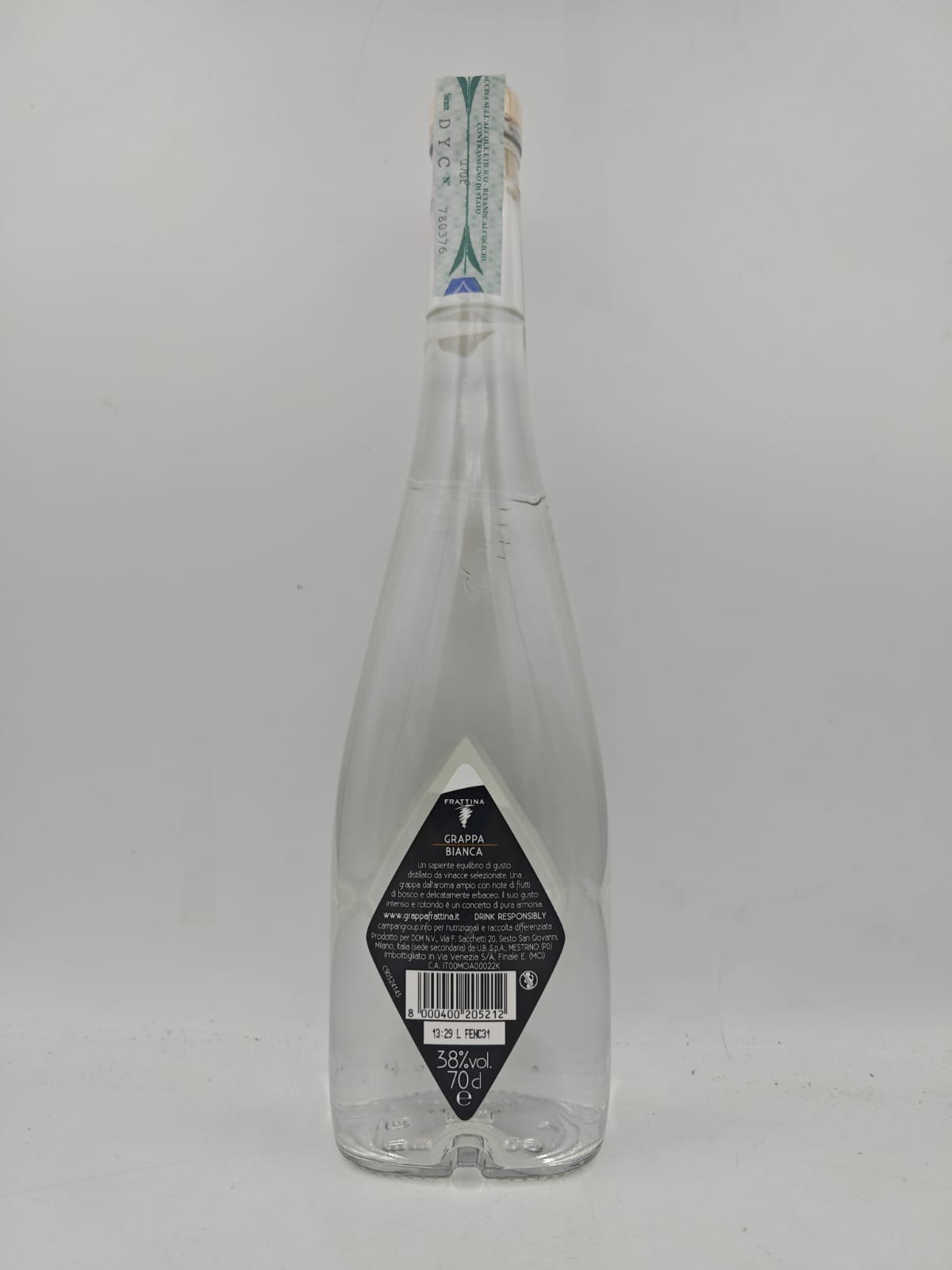 Grappa Bianca Frattina 70cl