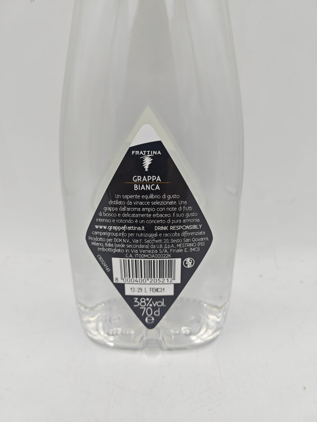Grappa Bianca Frattina 70cl