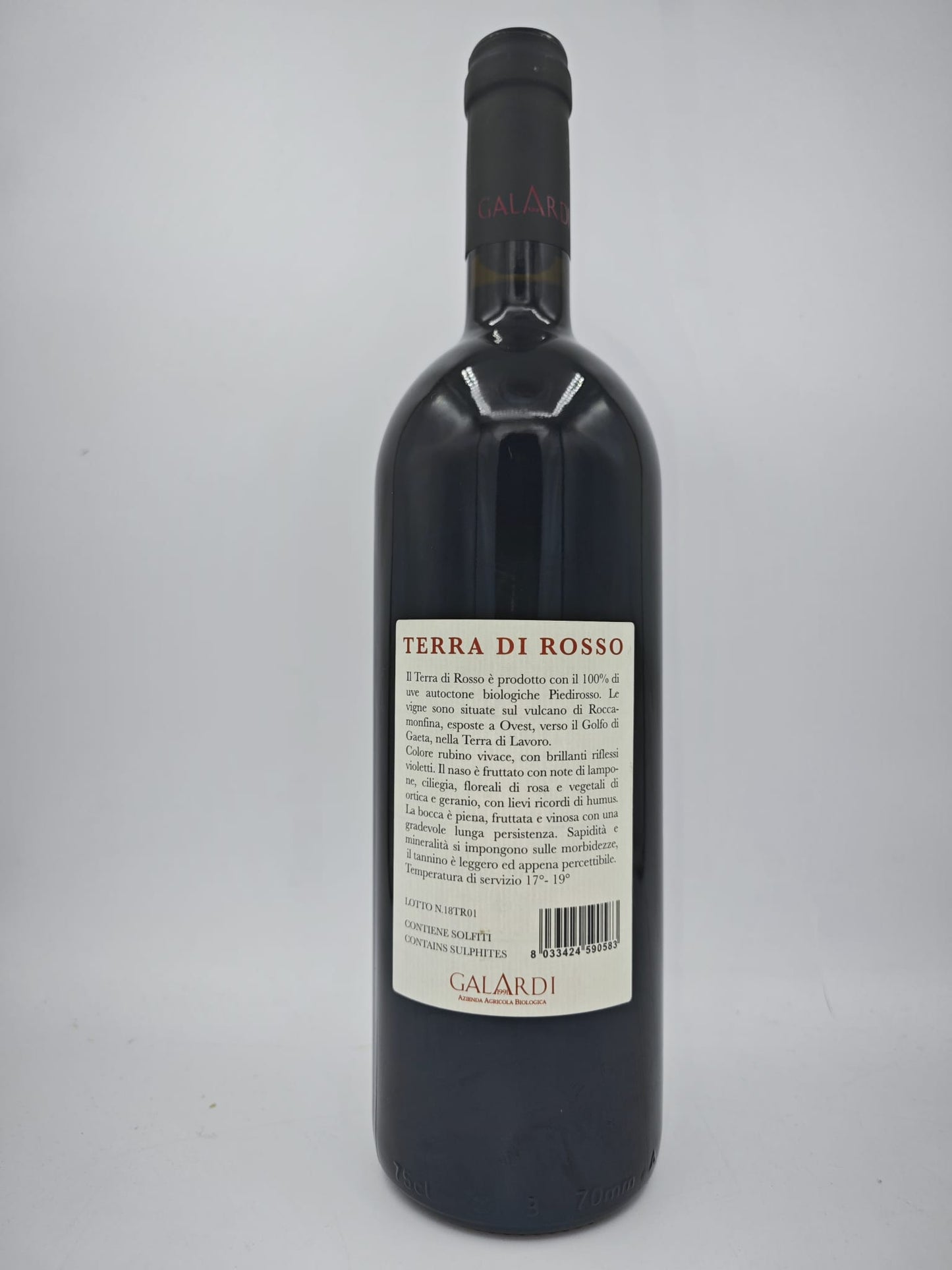 GALARDI ROSSO IGT TERRA DI ROSSO 2018  PIEDIROSSO CL.75