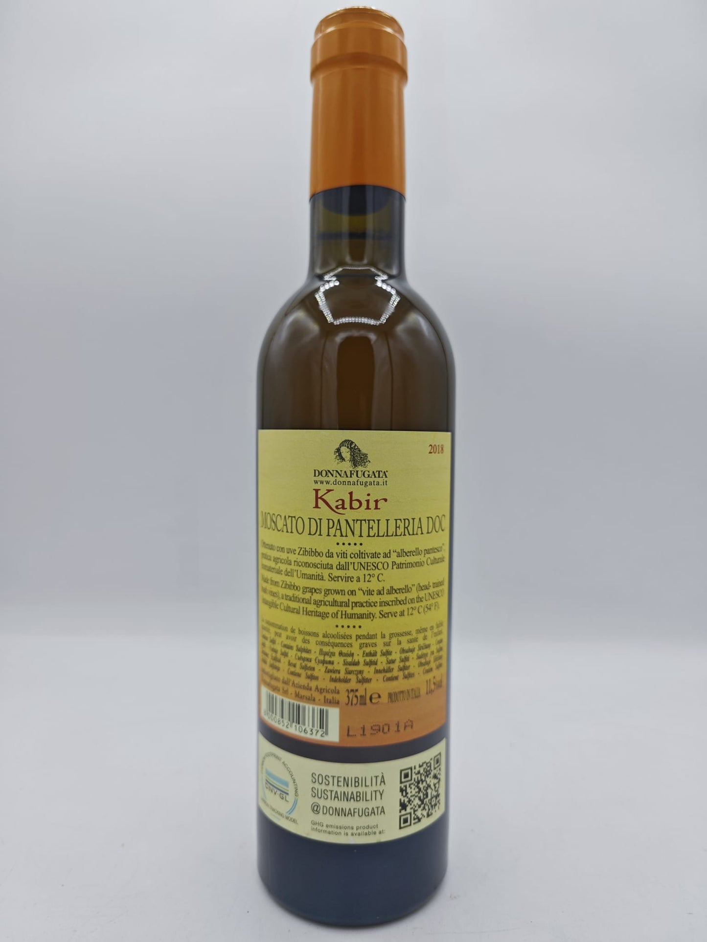 DONNAFUGATA - KABIR MOSCATO DI PANTELLERIA (SICILIA) CL.375