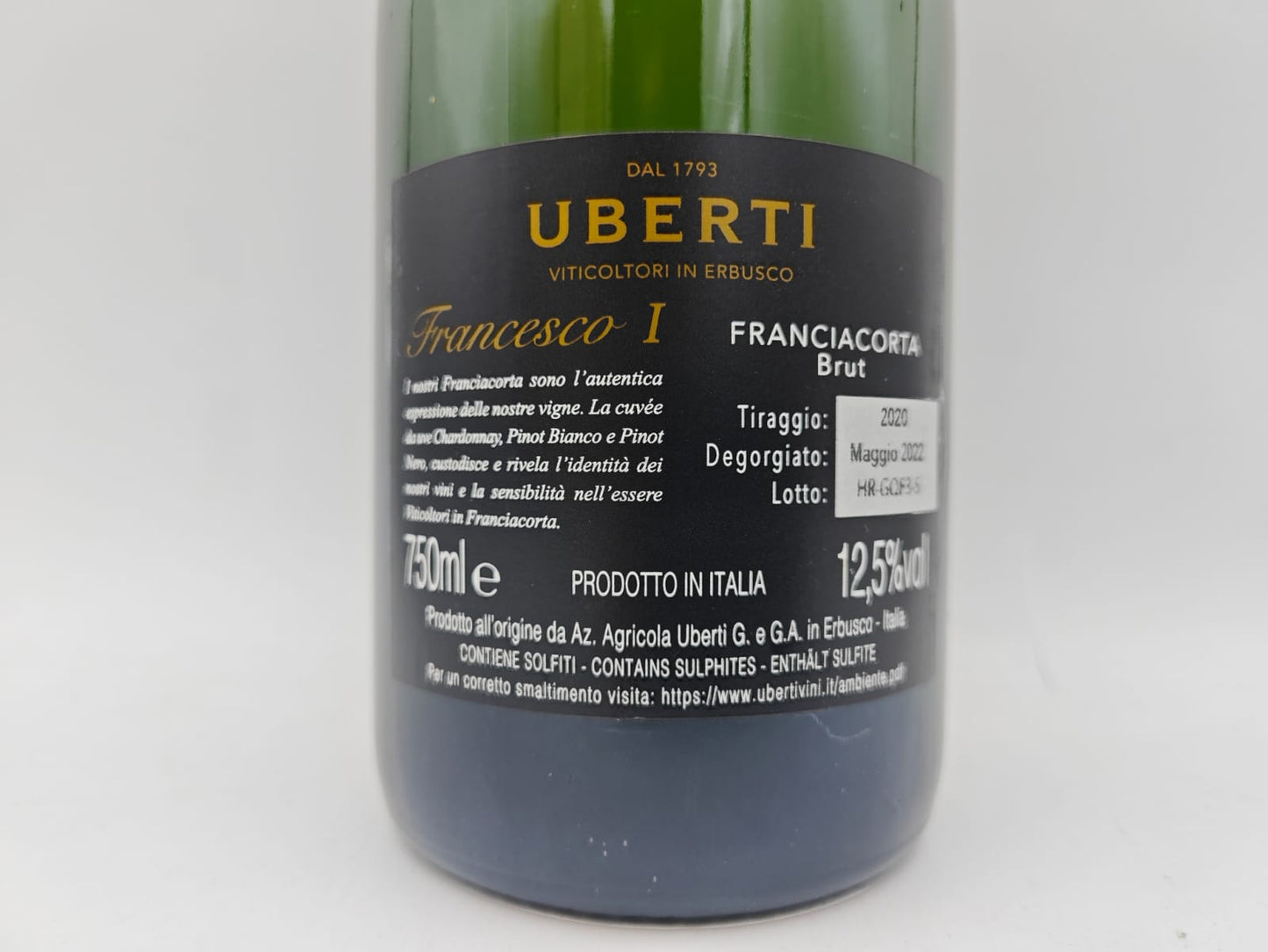 Franciacorta Brut DOCG Francesco I Uberti