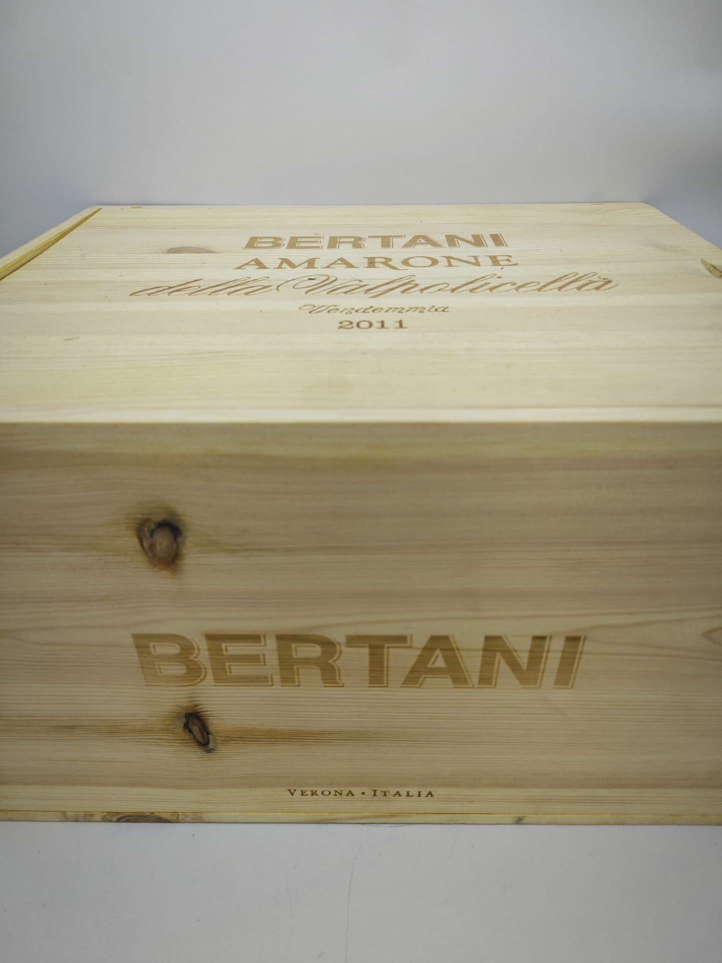 Amarone Classico Superiore 2011 Bertani box legno 6 bottiglie