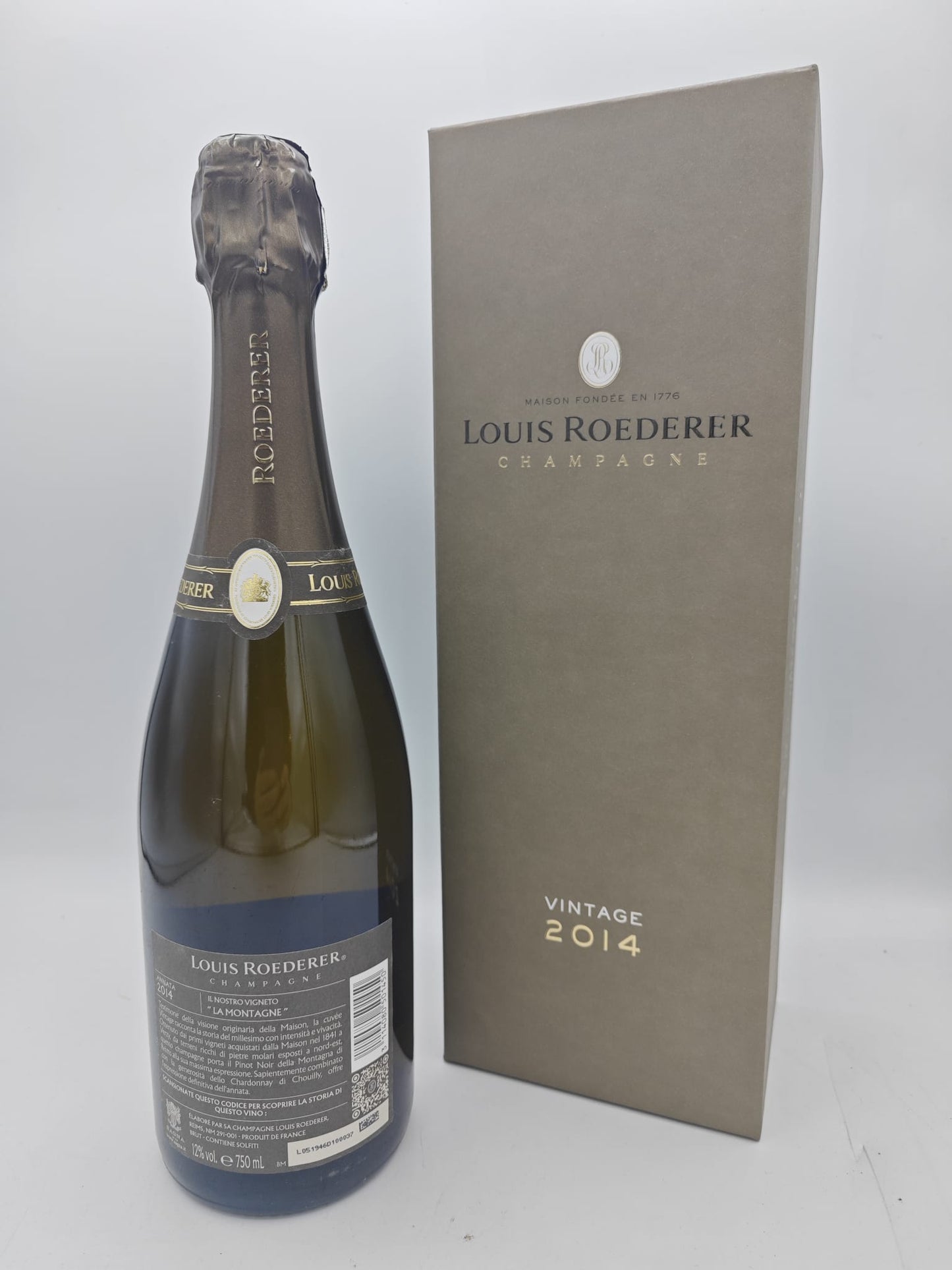 Louis Roederer Champagne Brut Vintage 2014 cofanetto