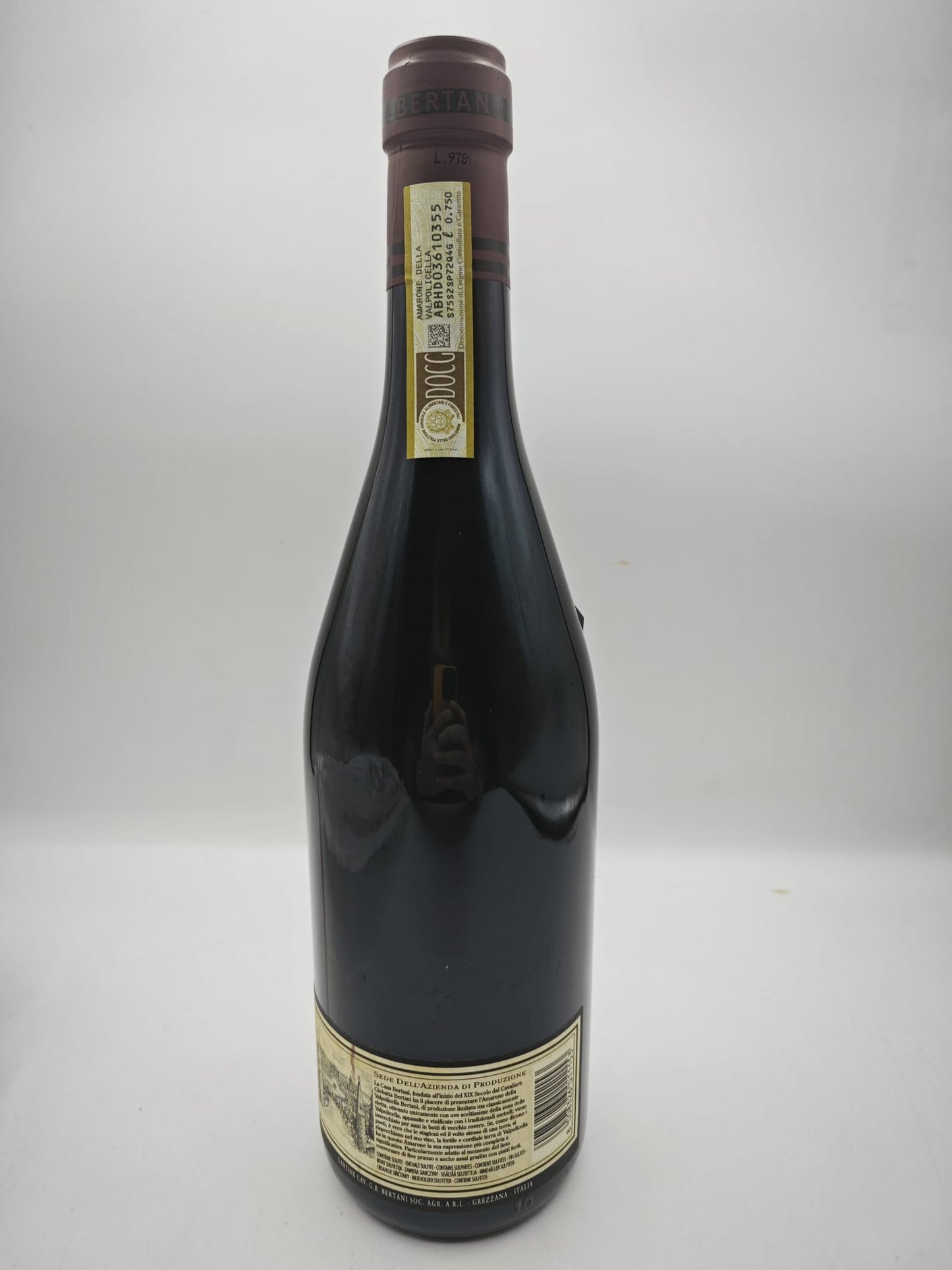 Amarone Classico Superiore 2011 Bertani box legno 6 bottiglie