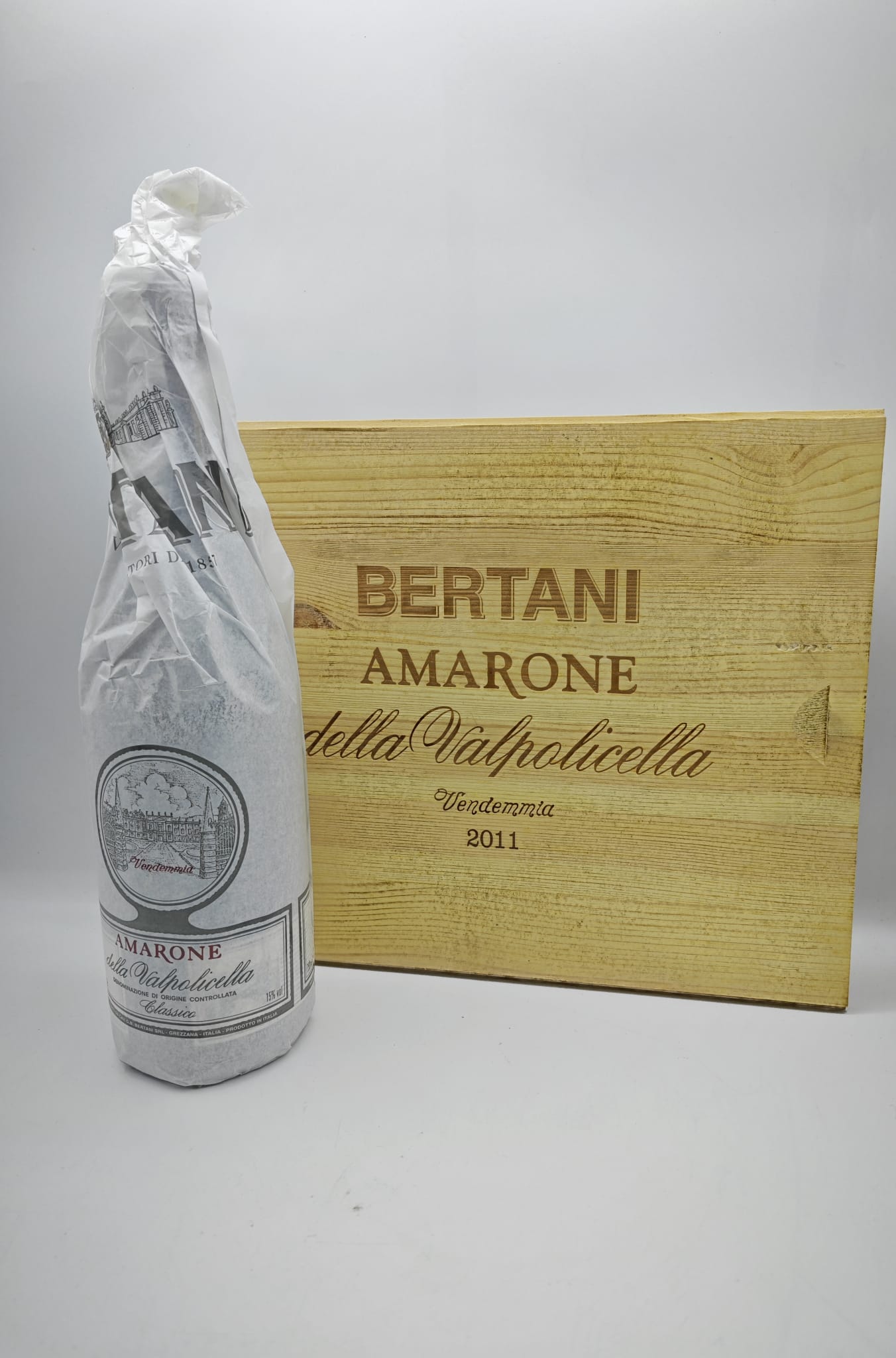 Amarone Classico Superiore 2011 Bertani box legno 6 bottiglie