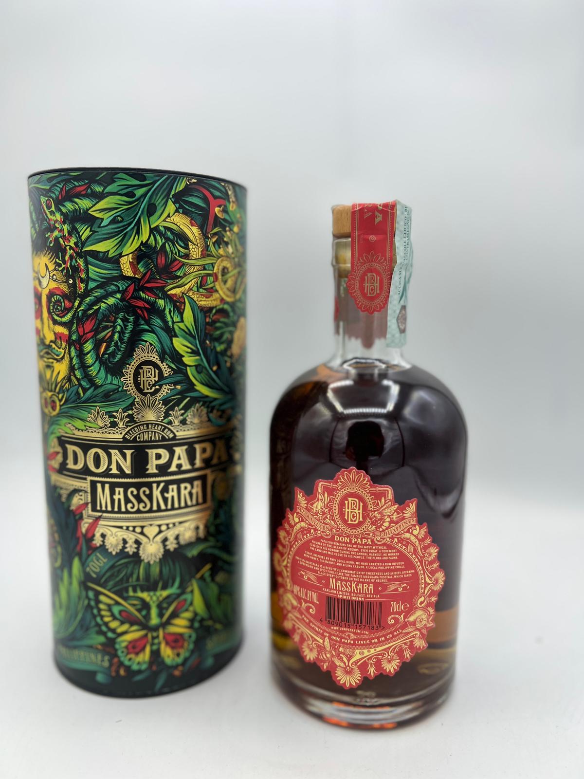Don Papa Masskara Rum 40% vol. 0,70l (Astucciato) – Enoteca Ostinati