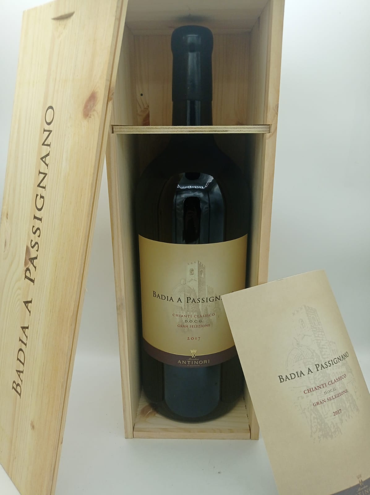 “Badia a Passignano” Chianti Classico Gran Selezione DOCG · Doppio MAGNUM 1,5l in cassetta di legno