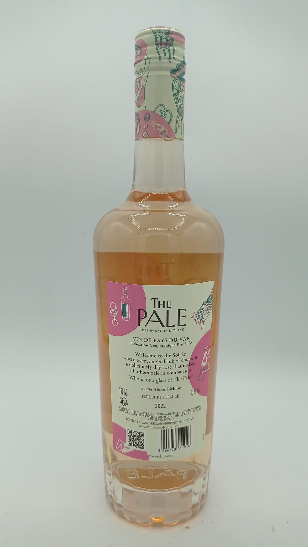 Pays du Var IGP Rosé The Pale by Sacha Lichine 2022 D'Esclans