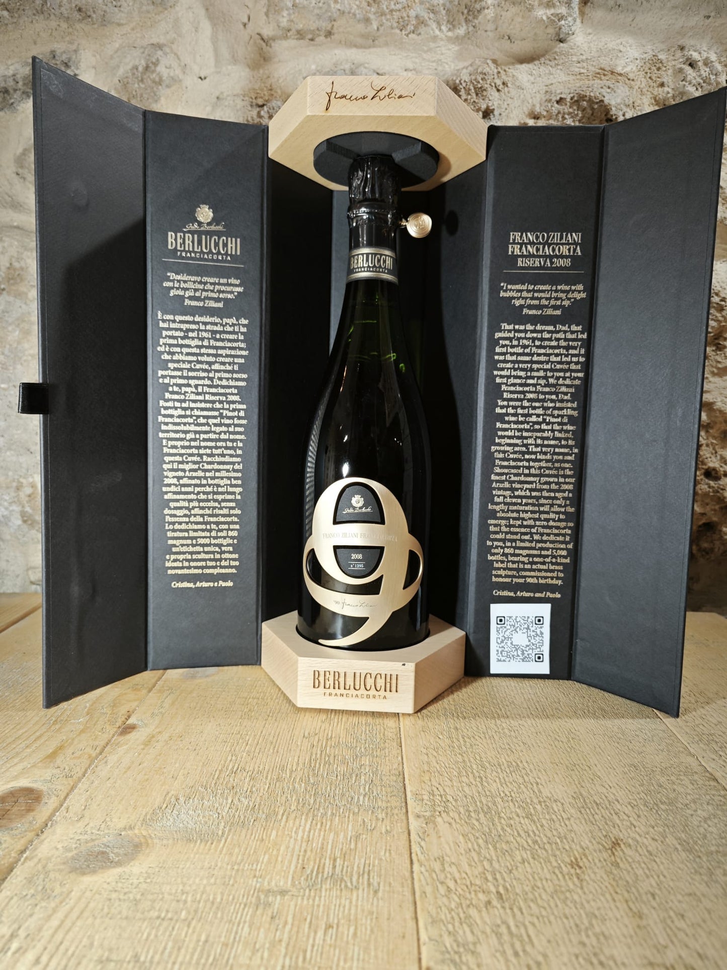 FRANCIACORTA EXTRA BRUT RISERVA DOCG "FRANCO ZILIANI" 2008 - BERLUCCHI (ASTUCCIATO)