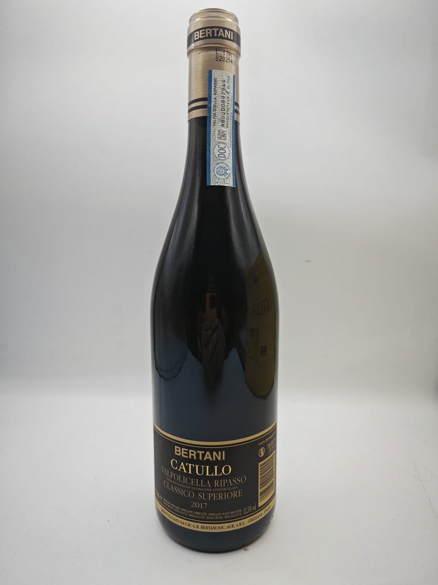 “Catullo” Ripasso Valpolicella Classico Superiore DOC 2017 Bertani · 6 bottiglie in cassetta di legno