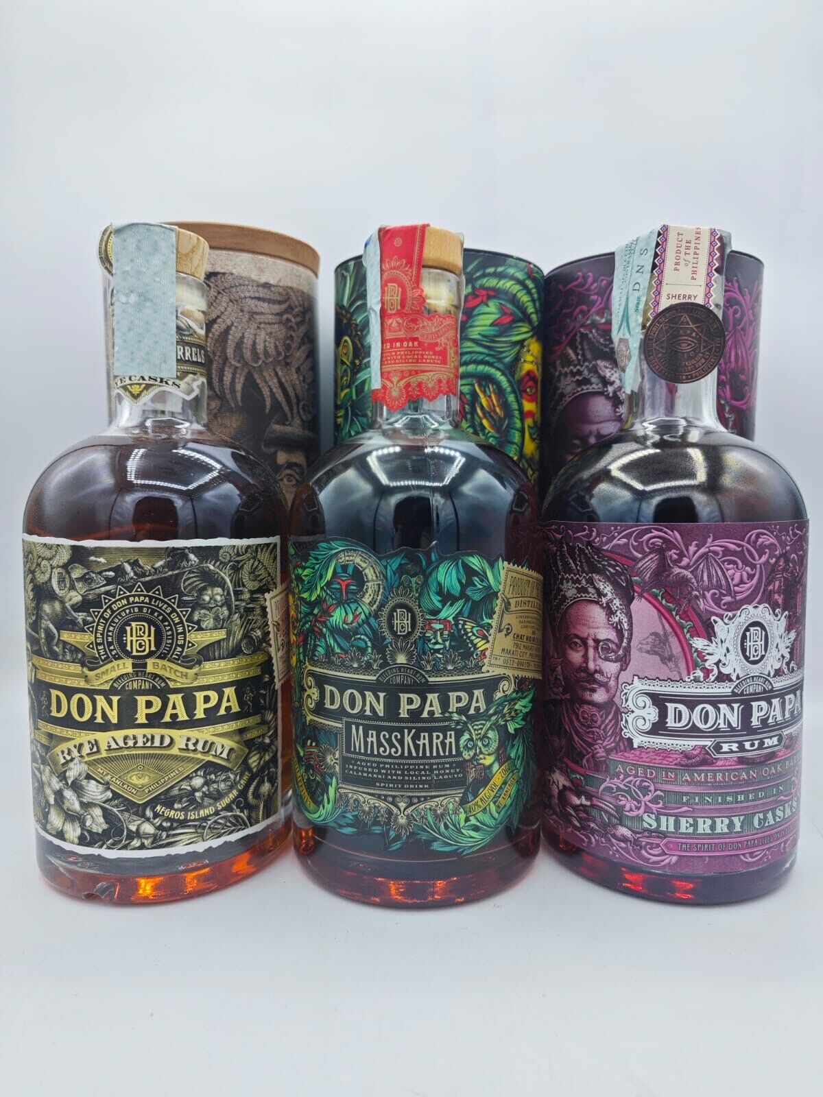 Rum Don Papa Collection 3 Bottles - Limited Edition