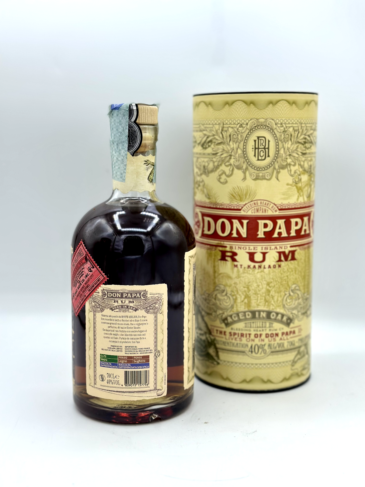 RUM DON PAPA 7 yo MT. KANLAON CL 70 ORIGINAL BOX