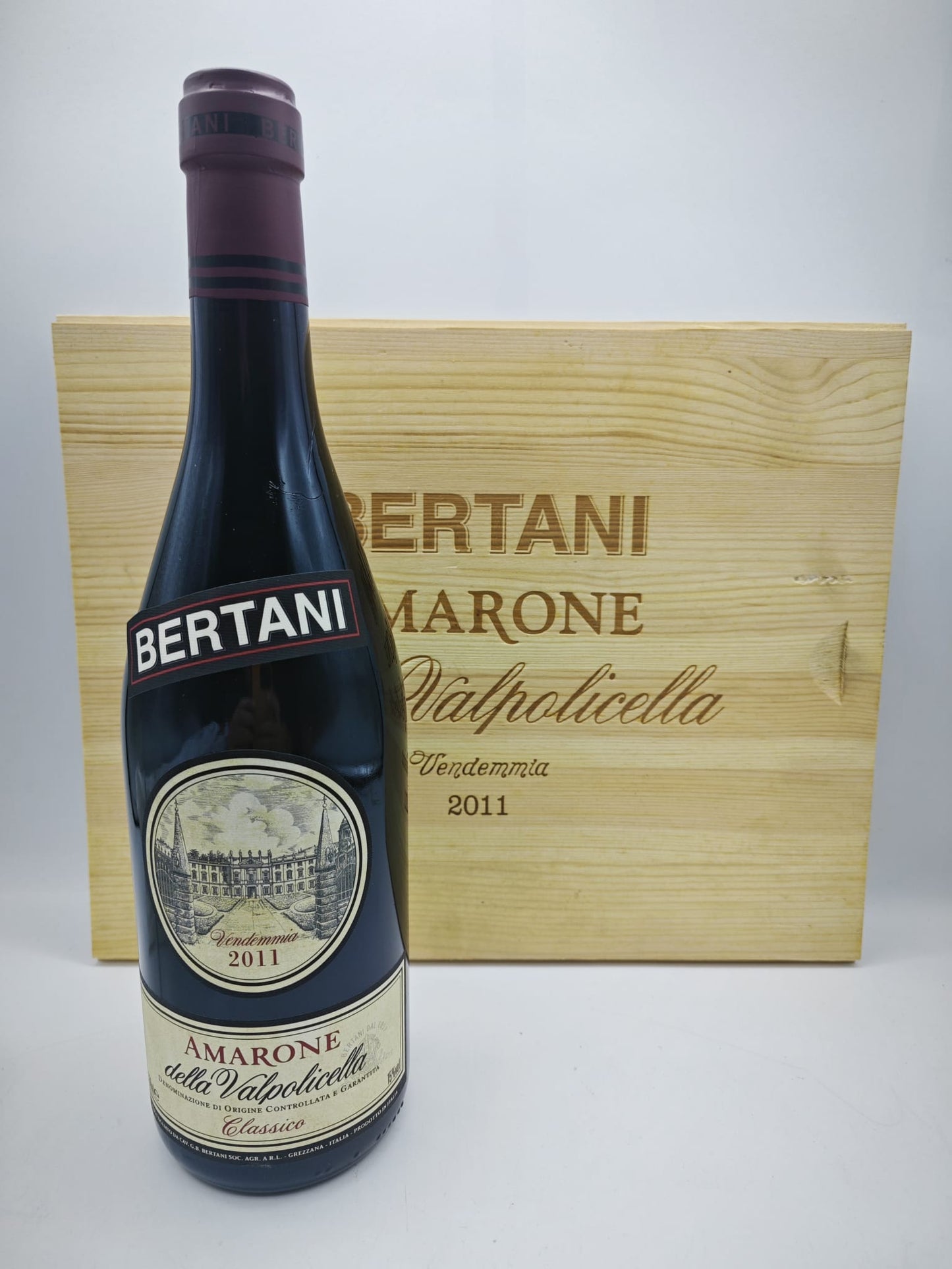 Amarone Classico Superiore 2011 Bertani box legno 6 bottiglie