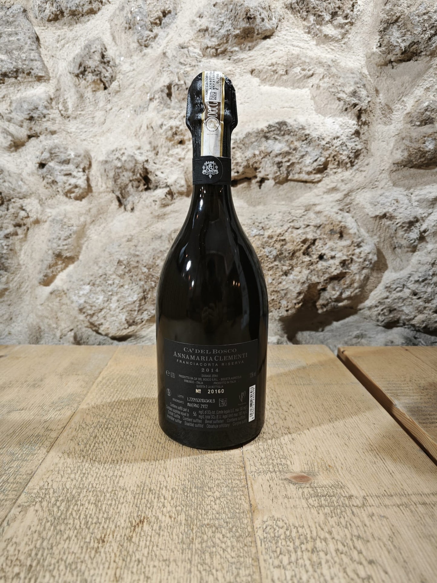 Annamaria Clementi Dosaggio Zero Franciacorta Riserva DOCG Astucciato 2014 Ca Del Bosco - Confezione ASTUCCIATA