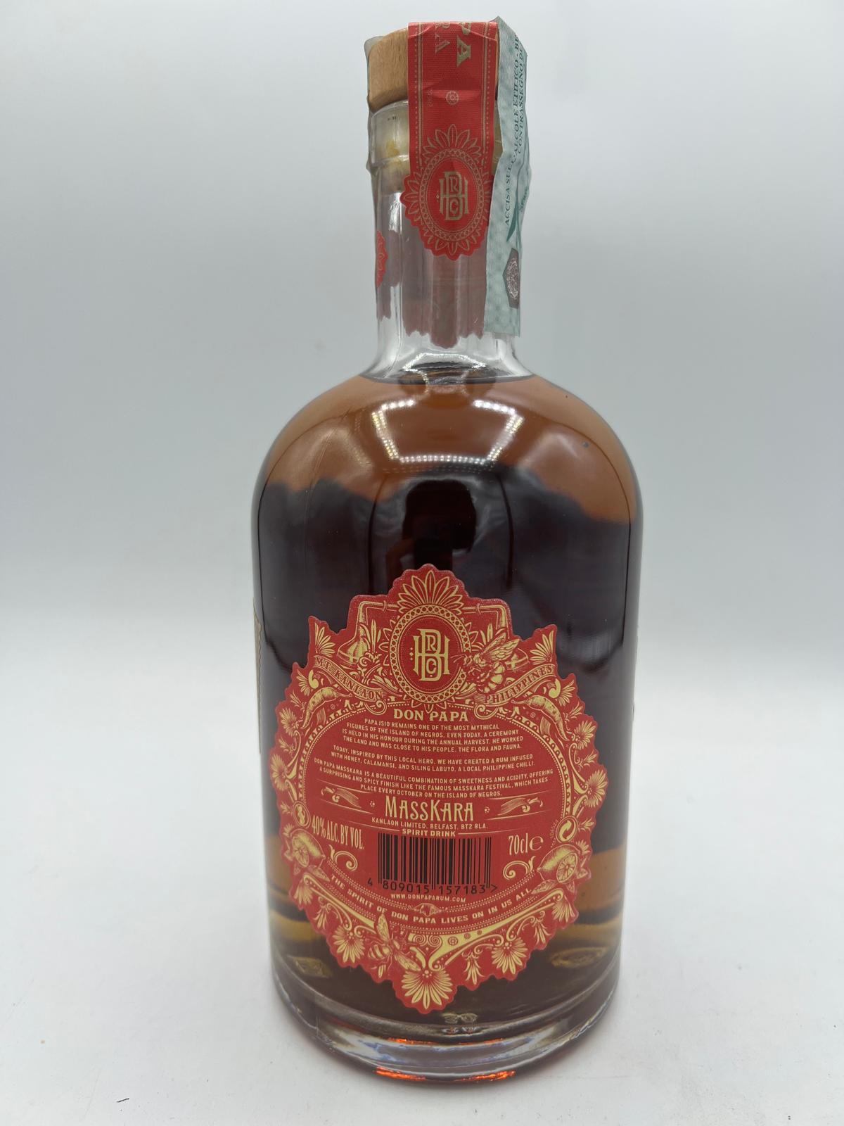 Don Papa Masskara Rum 40% vol. 0,70l (Astucciato)