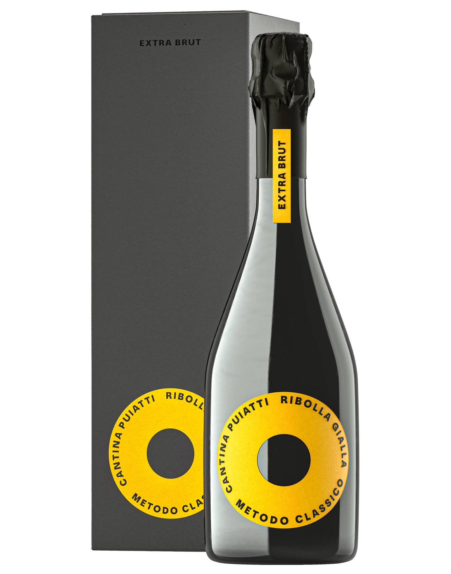 Vino Spumante di Qualità Metodo Classico Extra Brut Ribolla Gialla Puiatti astucciata magnum 1,5l