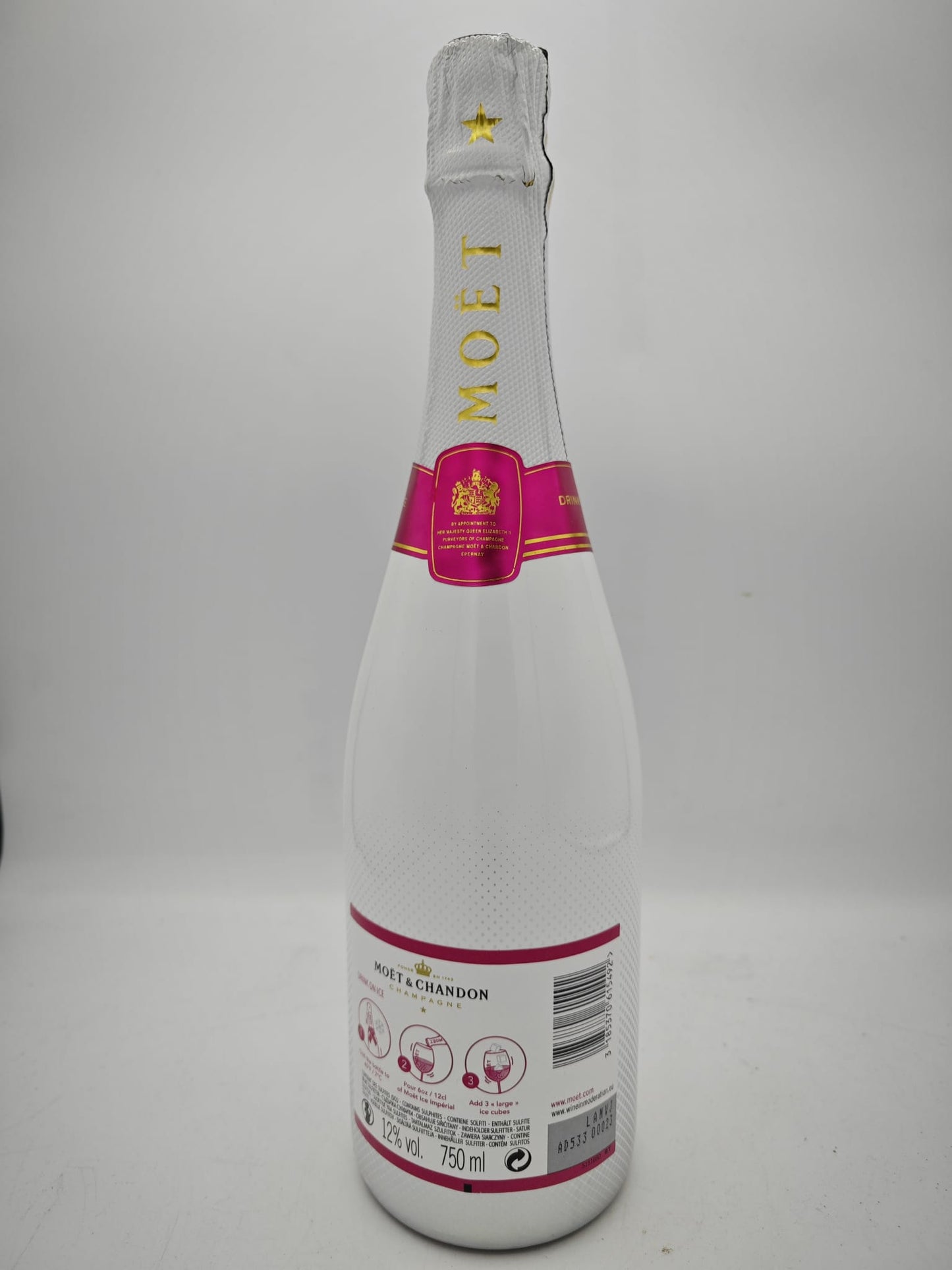 CHAMPAGNE MOET & CHANDON ICE IMPERIAL ROSÉ DEMI-SEC ROSÈ