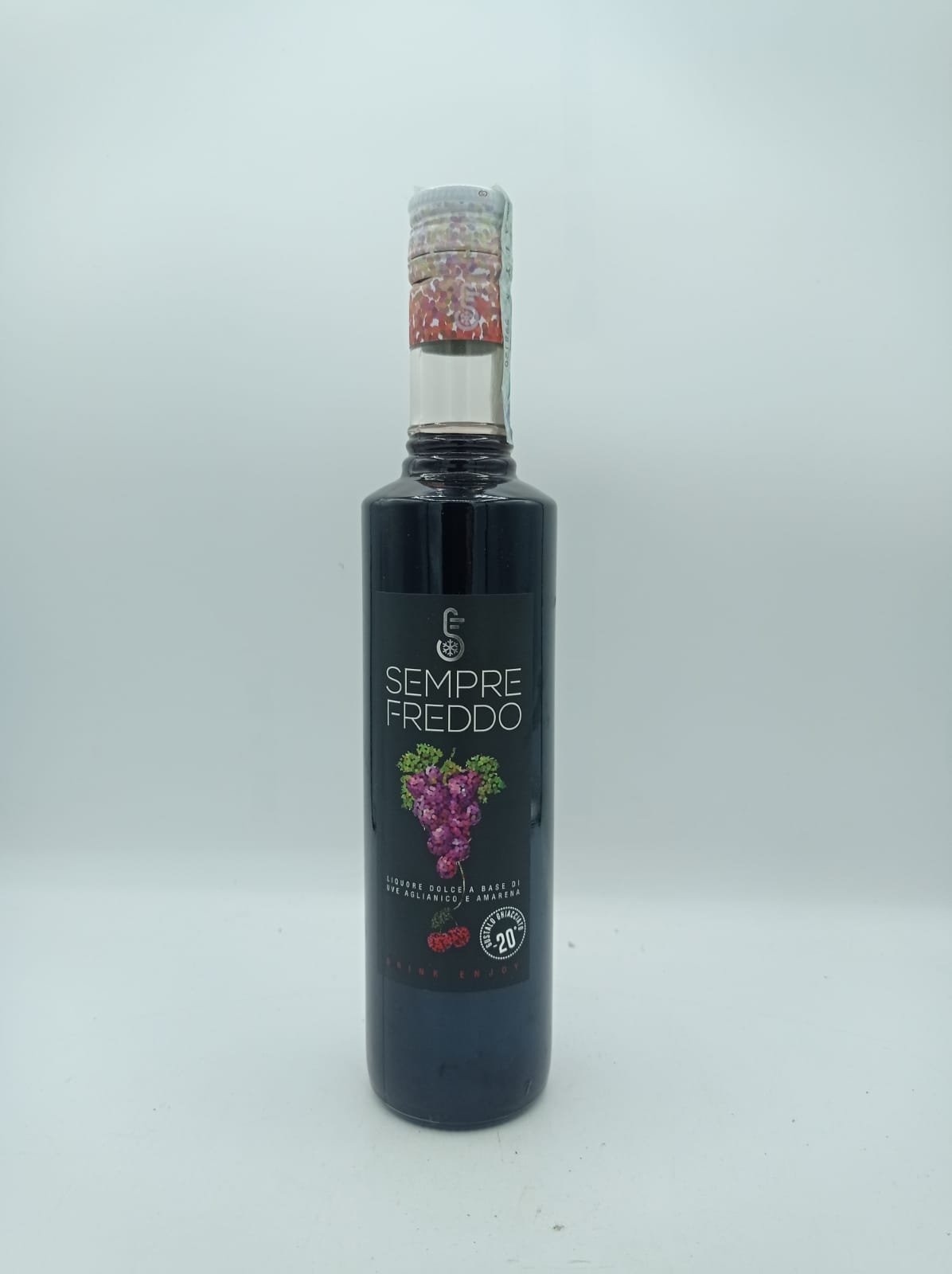 Sempre freddo, liquore a base di uve Aglianico e amarene, 50cl