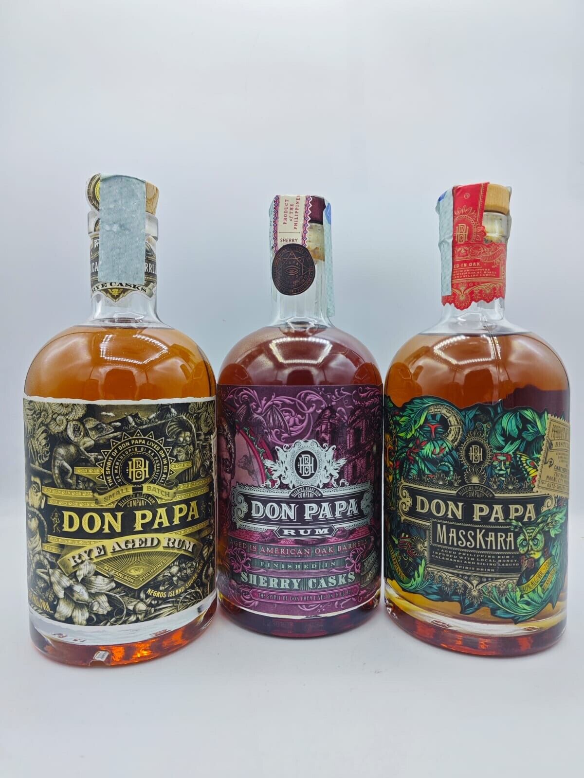 Rum Don Papa Collection 3 Bottles - Limited Edition