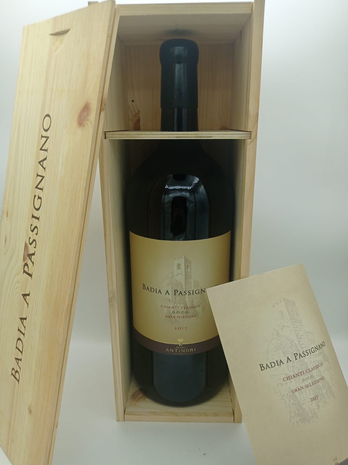 “Badia a Passignano” Chianti Classico Gran Selezione DOCG · Doppio MAGNUM 1,5l in cassetta di legno