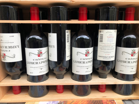 Château Latour à Pomerol 2017 cassa in legno 12 bottiglie