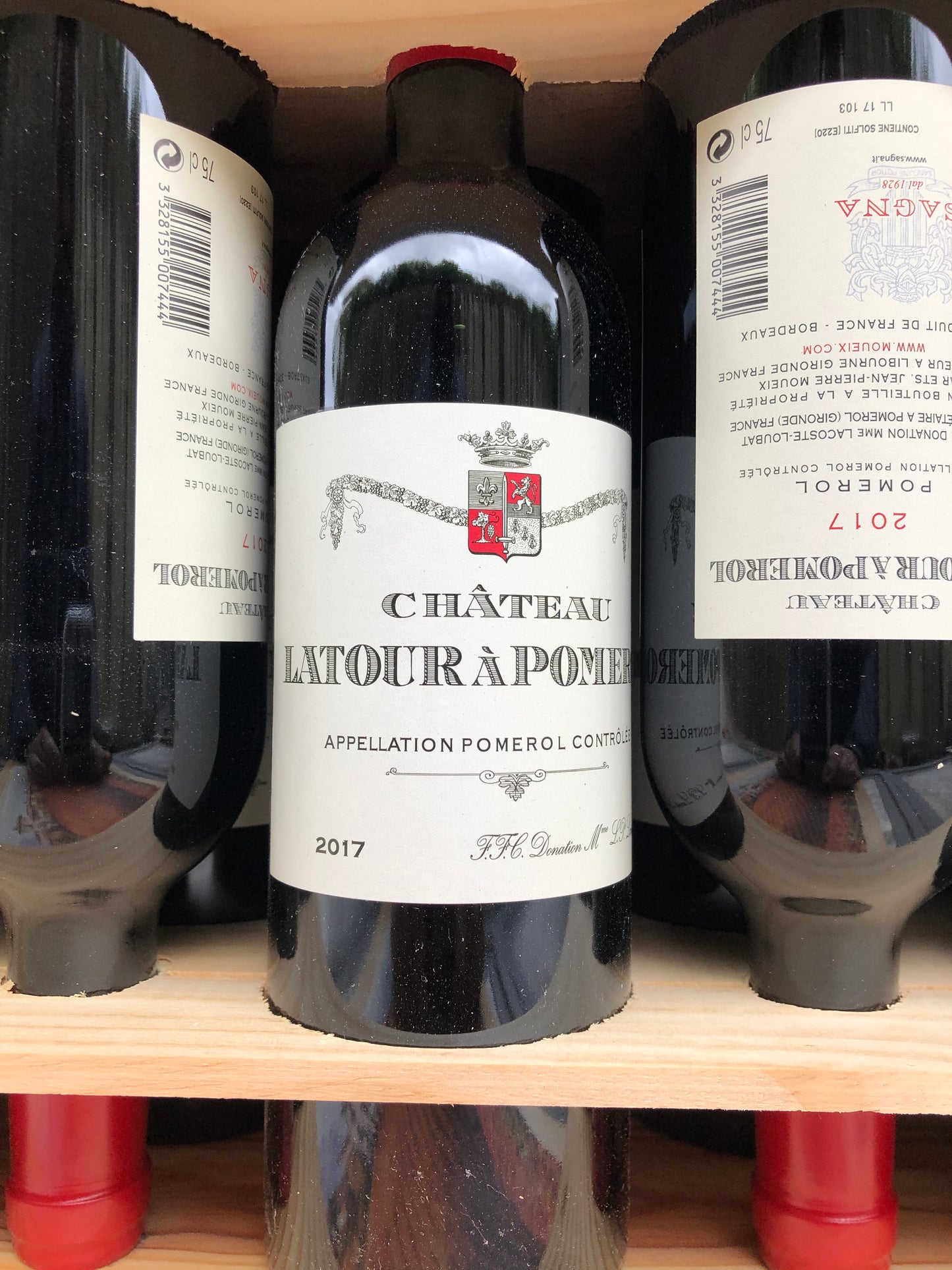 Château Latour à Pomerol 2017 cassa in legno 12 bottiglie