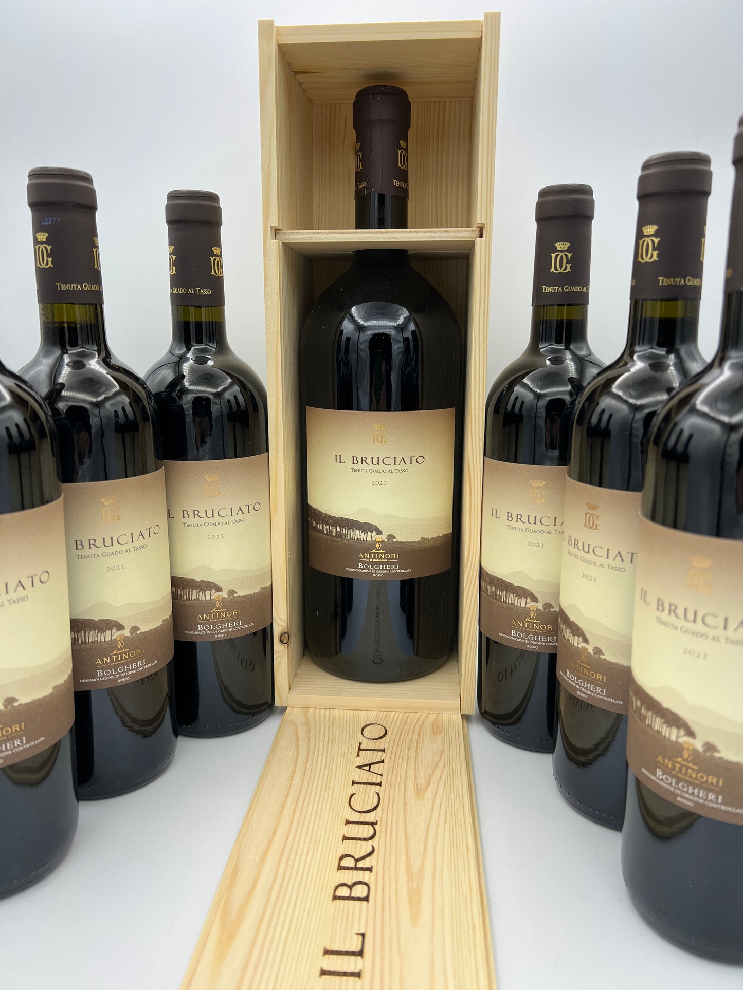 Bolgheri DOC Guado al Tasso Il Bruciato 2021 Marchesi Antinori Marchesi Antinori Magnum 1,5 ℓ, Cassetta di legno