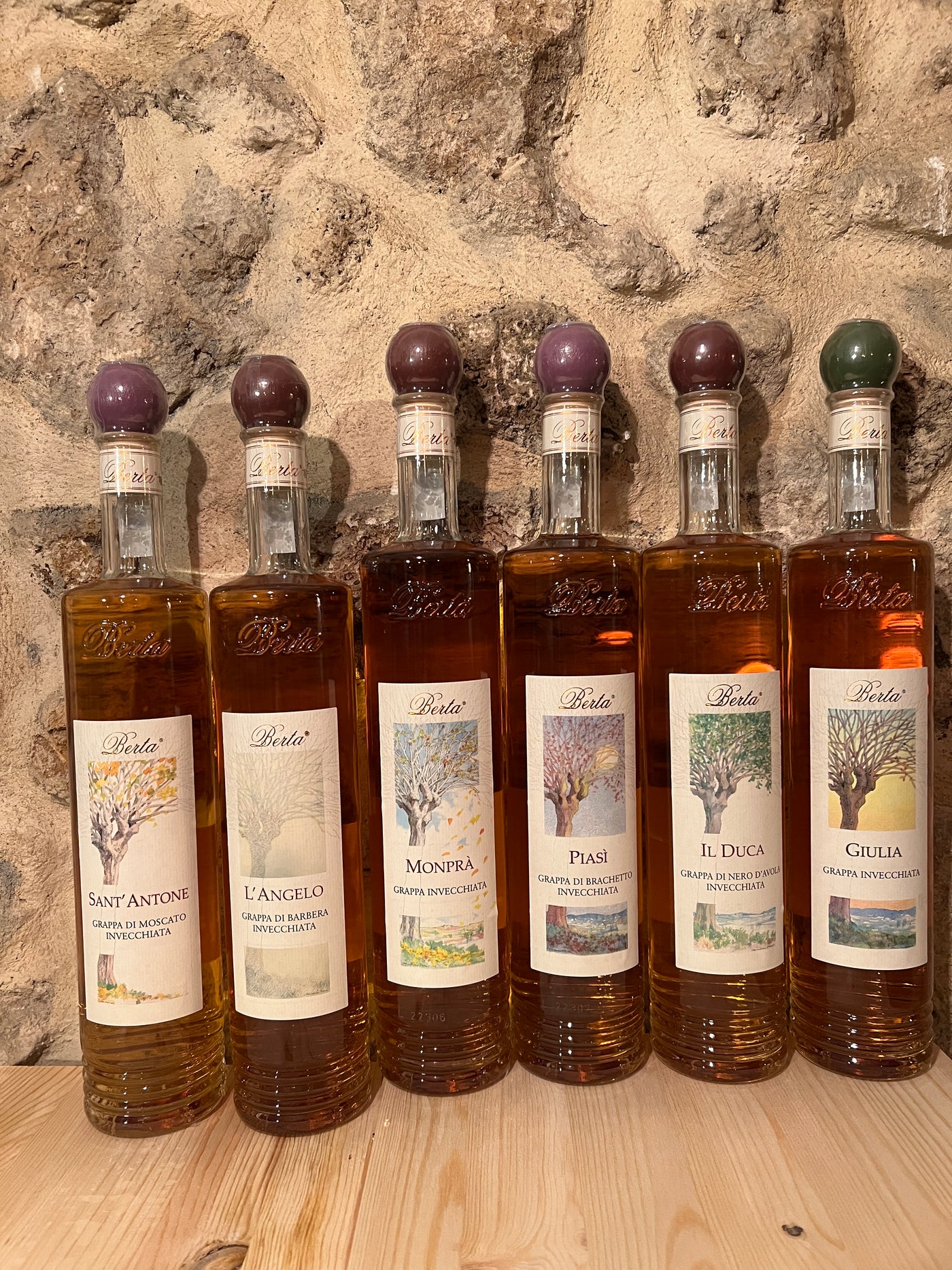 Berta Grappa INVECCHIATA 40% vol. 0,70l – Enoteca Ostinati