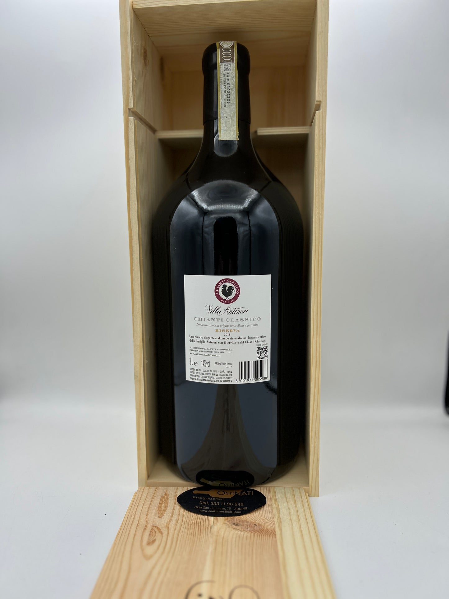 Chianti Classico Riserva "Villa Antinori 2018" Doppio Magnum 3l in Cassa Legno Antinori