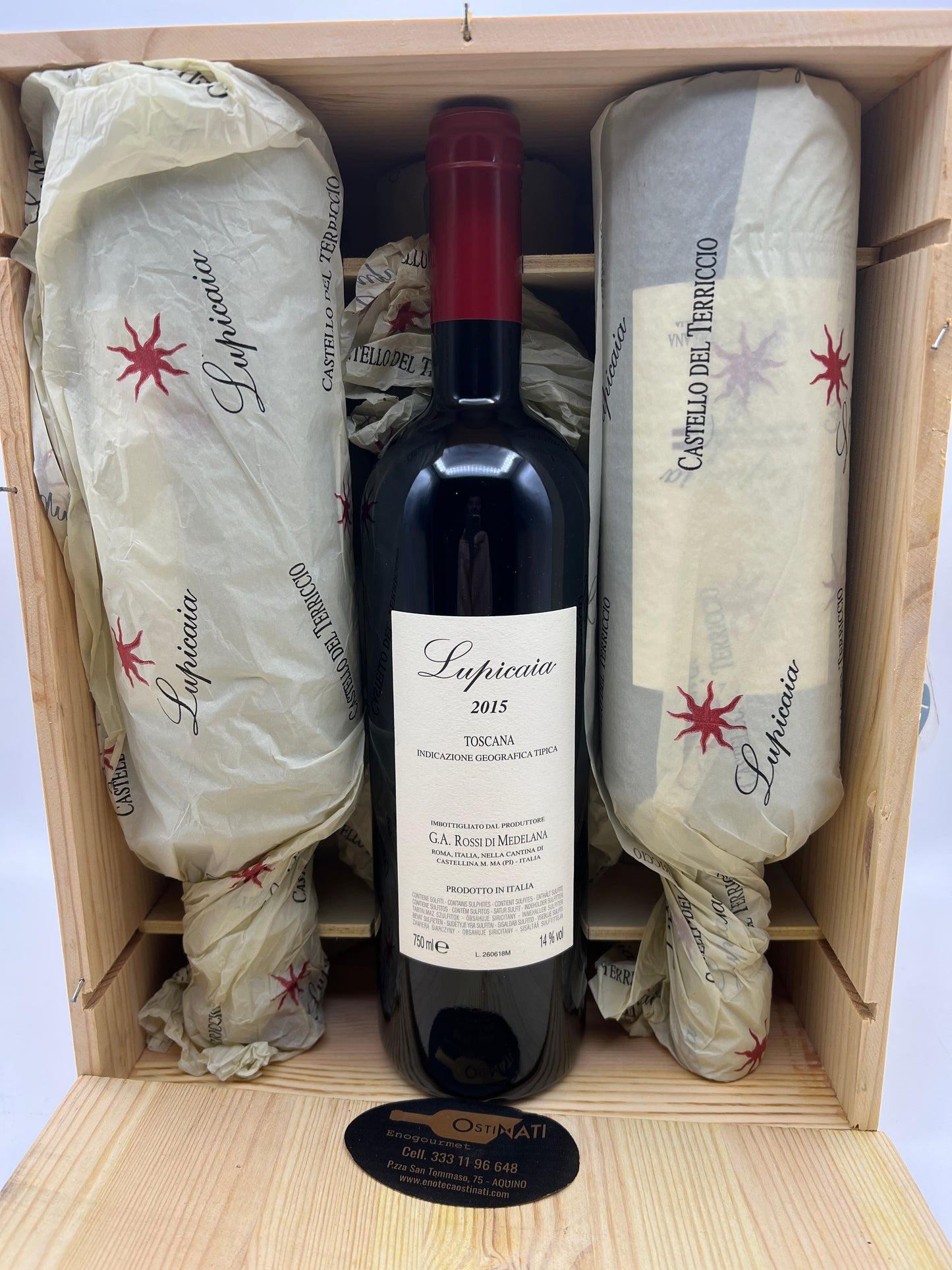 Lupicaia 2015 Castello Del Terriccio 6 BOTTIGLIE IN CASSA LEGNO