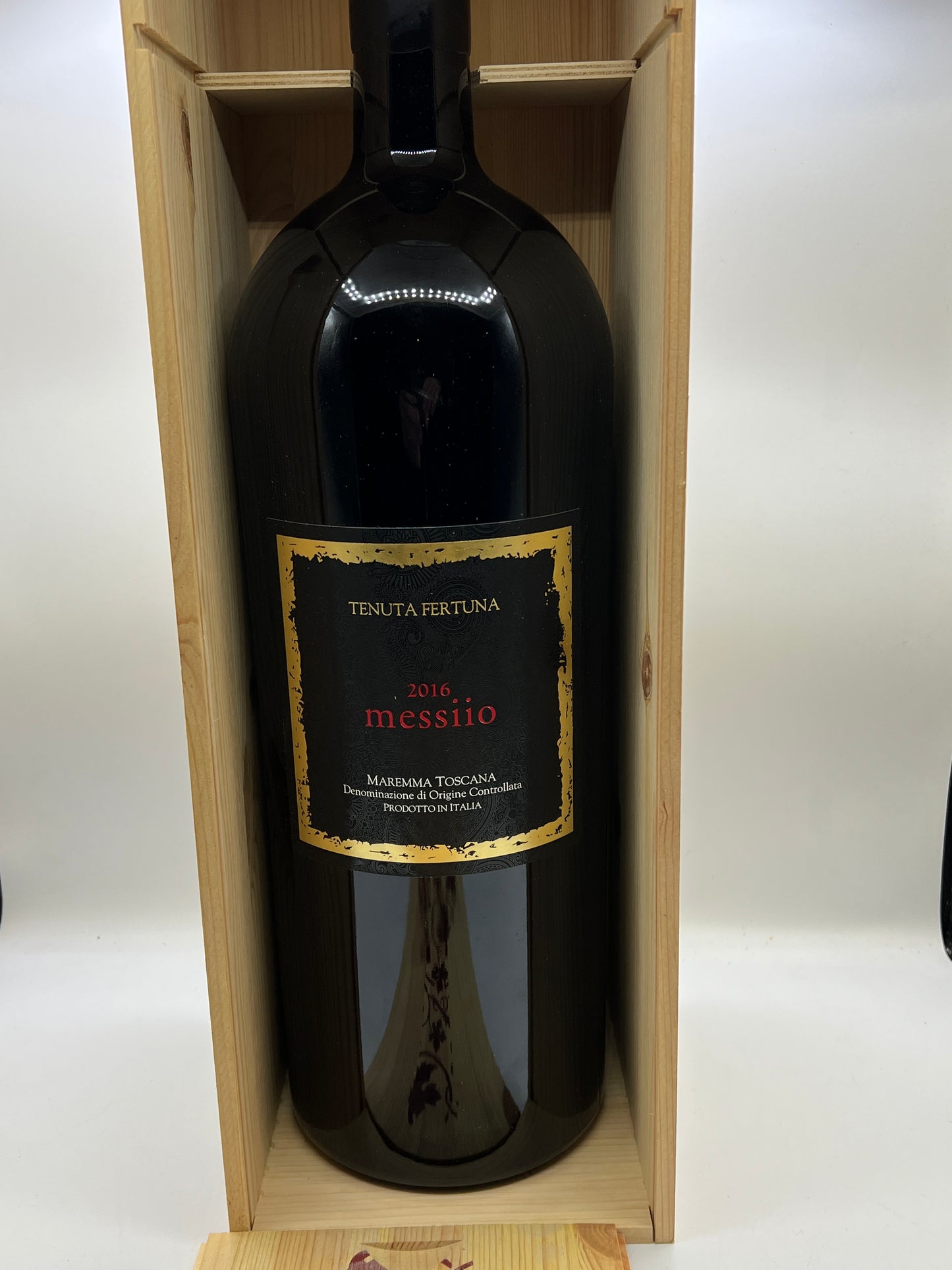 Maremma Toscana DOC Messiio 2016 Tenuta Fertuna 6 LITRI IN CASSA LEGNO