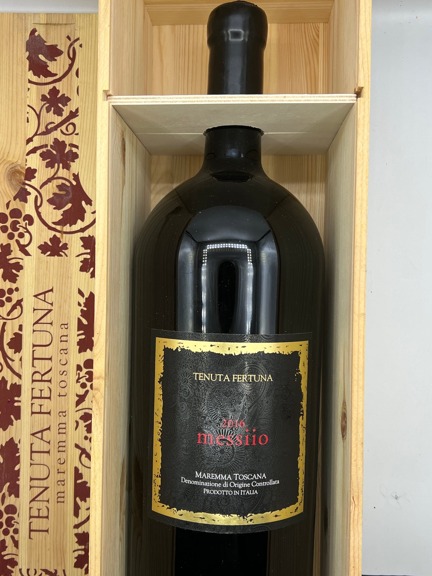 Maremma Toscana DOC Messiio 2016 Tenuta Fertuna 6 LITRI IN CASSA LEGNO