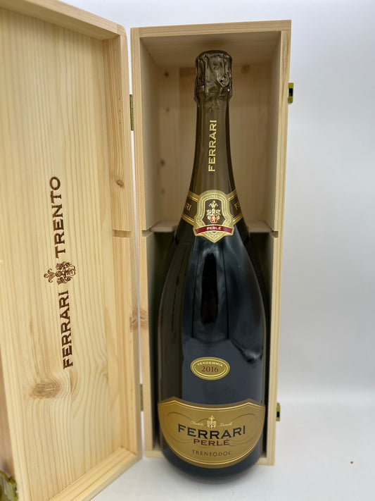 Trento DOC Perlé 2016 magnum 1,5l Ferrari Cassetta di legno