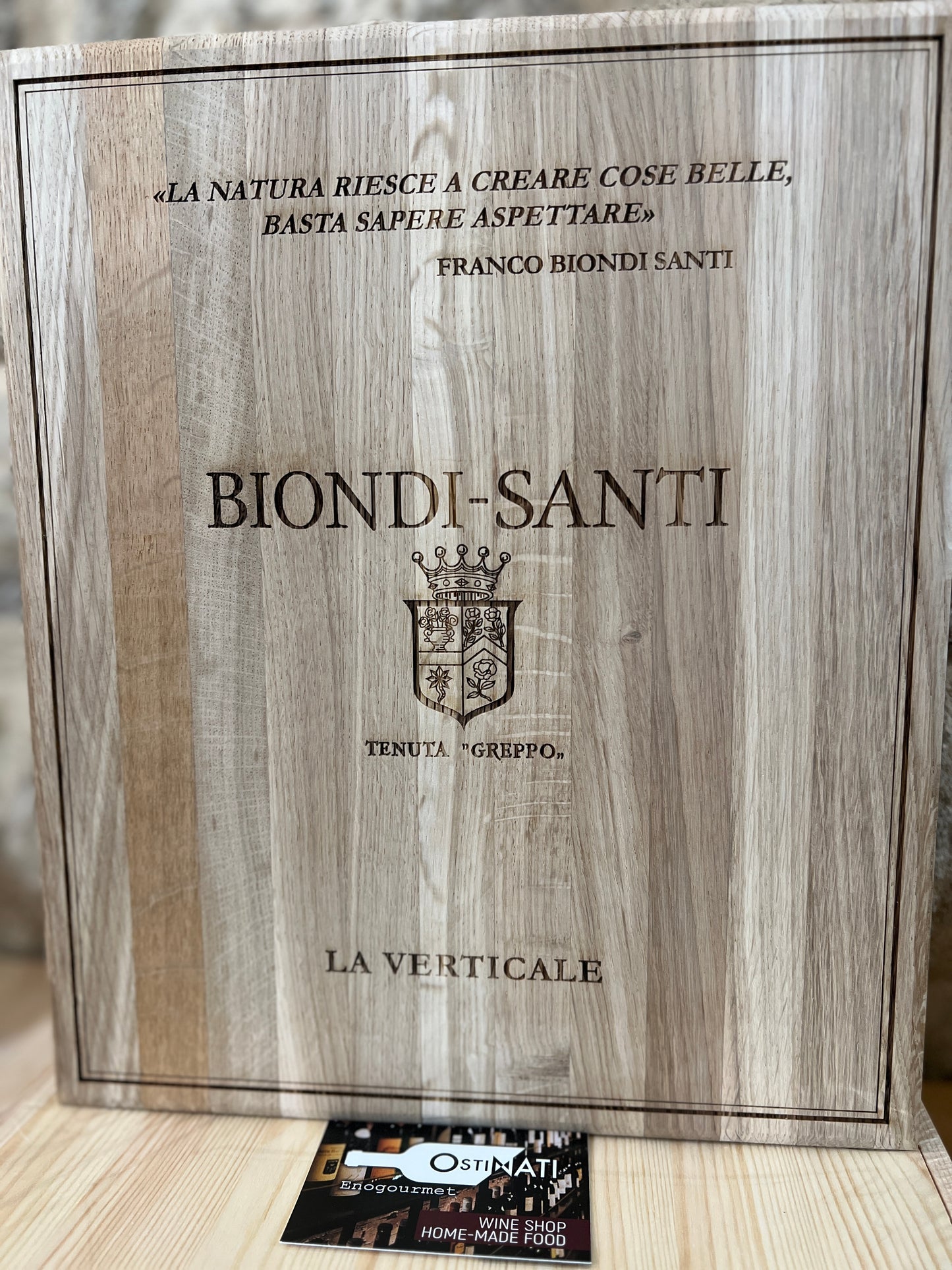 BIONDI SANTI La Verticale Brunello di Montalcino DOCG Riserva 2016-2008-1998 Biondi Santi 3 bottiglie in cassetta legno