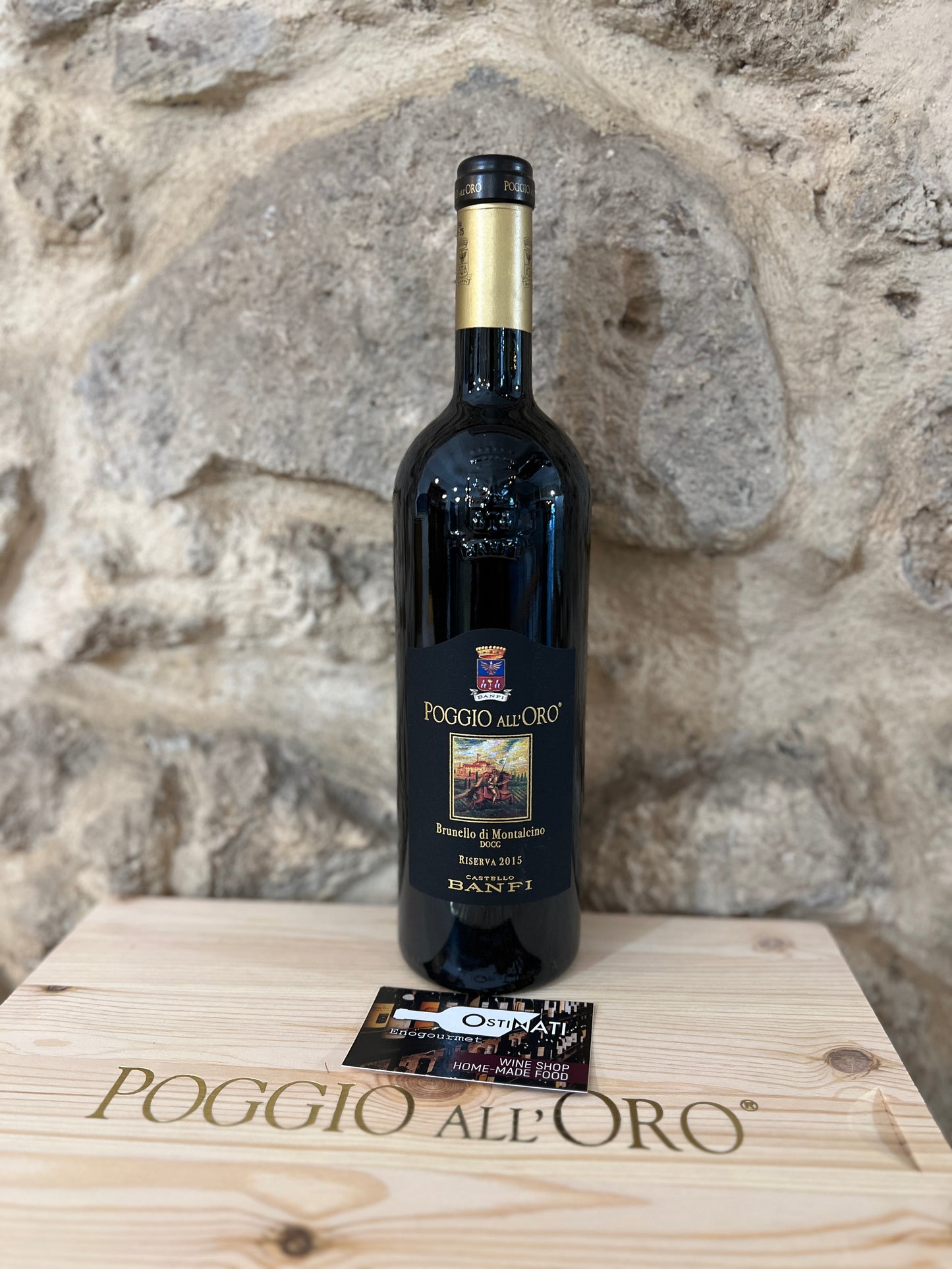 Brunello di Montalcino BANFI Poggio All'Oro Riserva 2015 6 BOTTIGLIE IN CASSA LEGNO