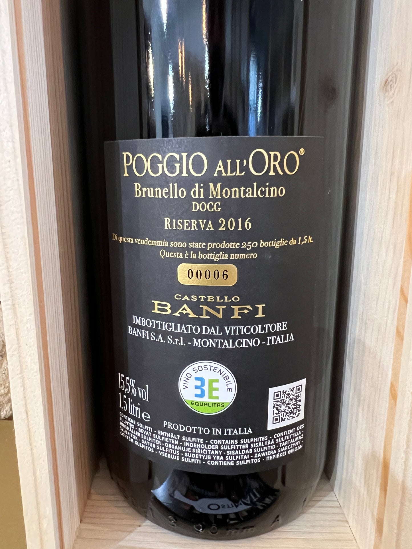 Brunello di Montalcino Poggio All'Oro Riserva 2016 MAGNUM 1,5l